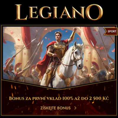 Legiano Bonus k prvnímu vkladu