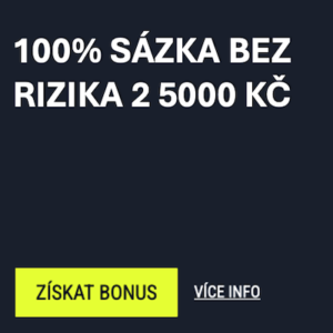 Rabona Sazka bez rizika 2 500 Kc