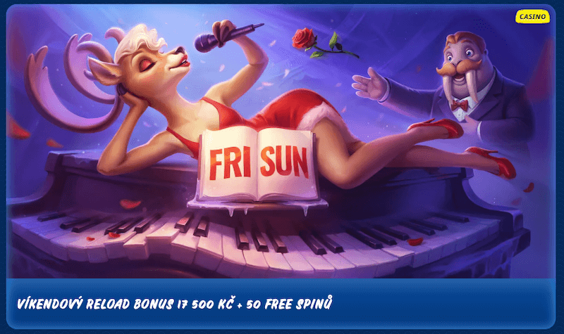 SGcasino Vikendovy reload bonus