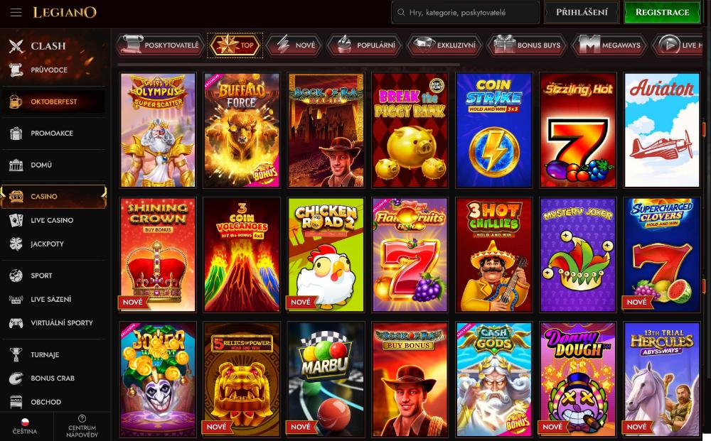 Legiano TOP automaty