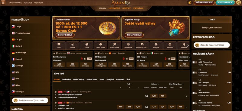 AmunRa sázková kancelář