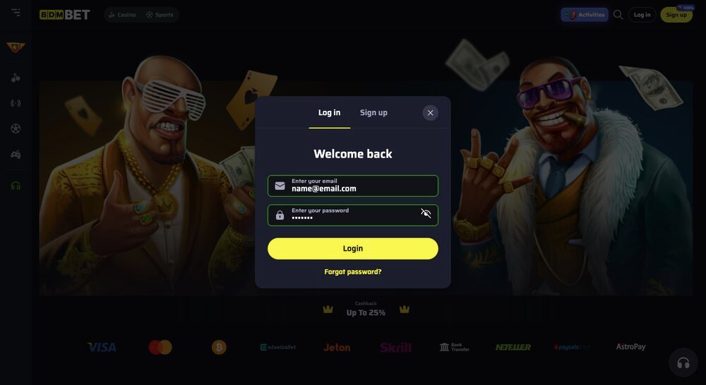 Login at Bdmbet