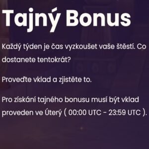 Promoakce Bizzo tajný úterní bonus