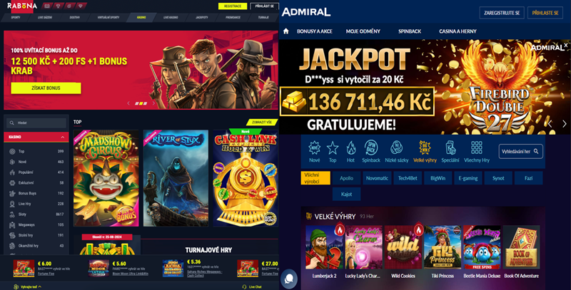 Rabona vs Admiral