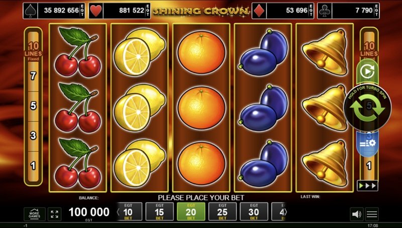 Shining Crown inicial