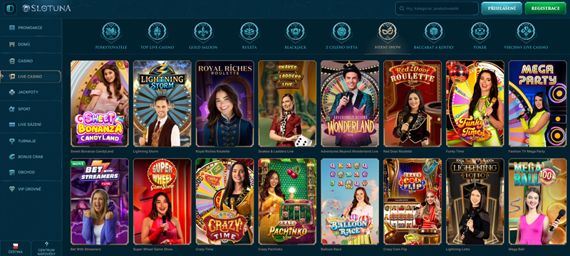 Slotuna Game Shows