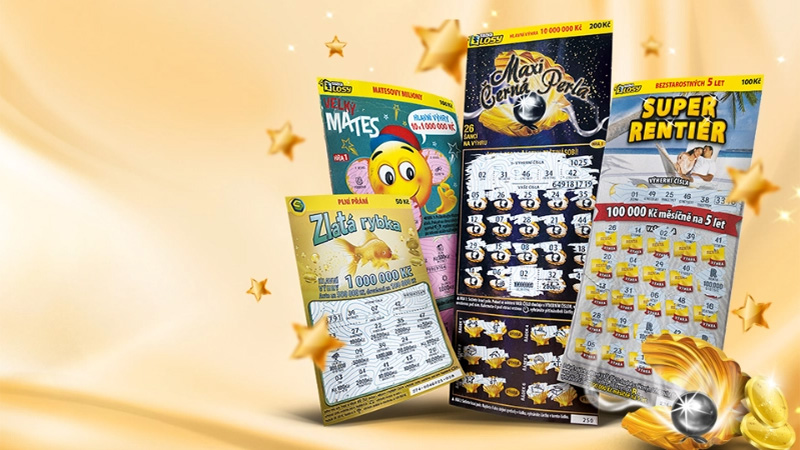 Stírací losy od Sazky