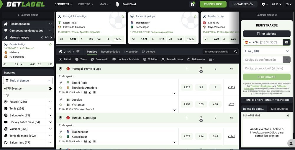 Betlabel casa de apuestas