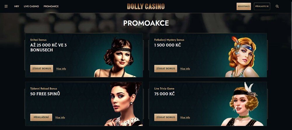 Dolly Casino bonusy