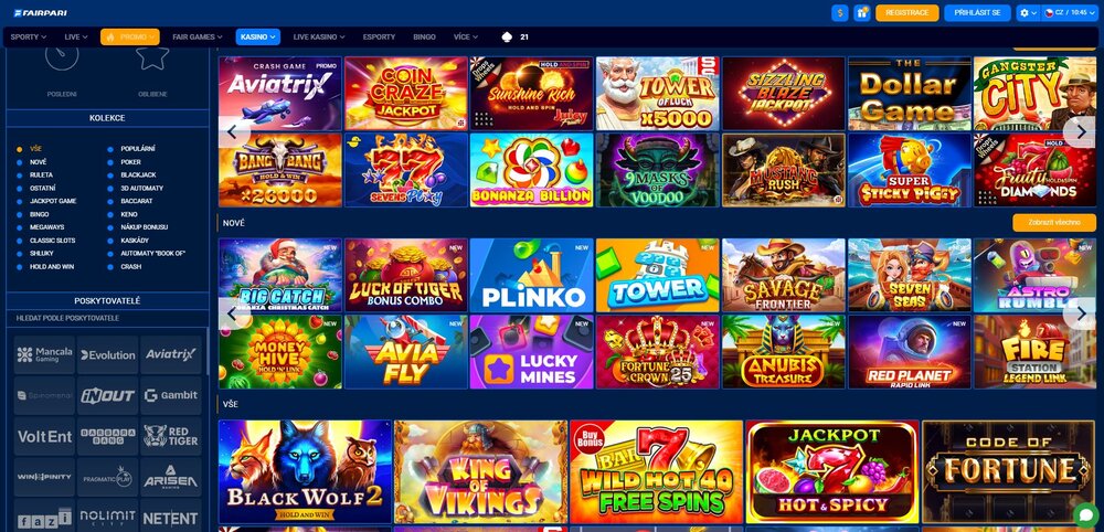 fairpari top automaty