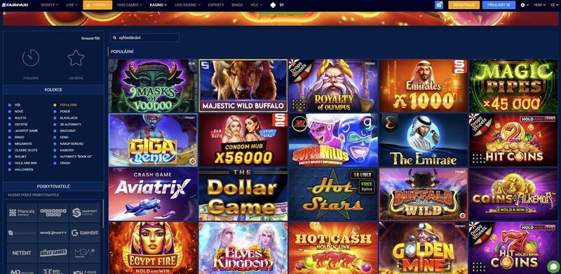 FairPari top slots