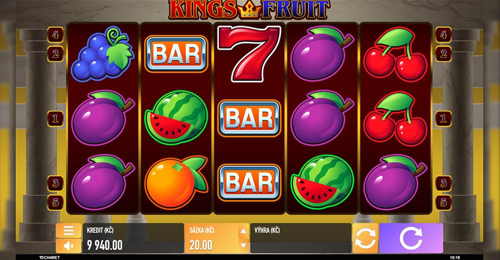 Gewinnspielautomat Kings Fruit