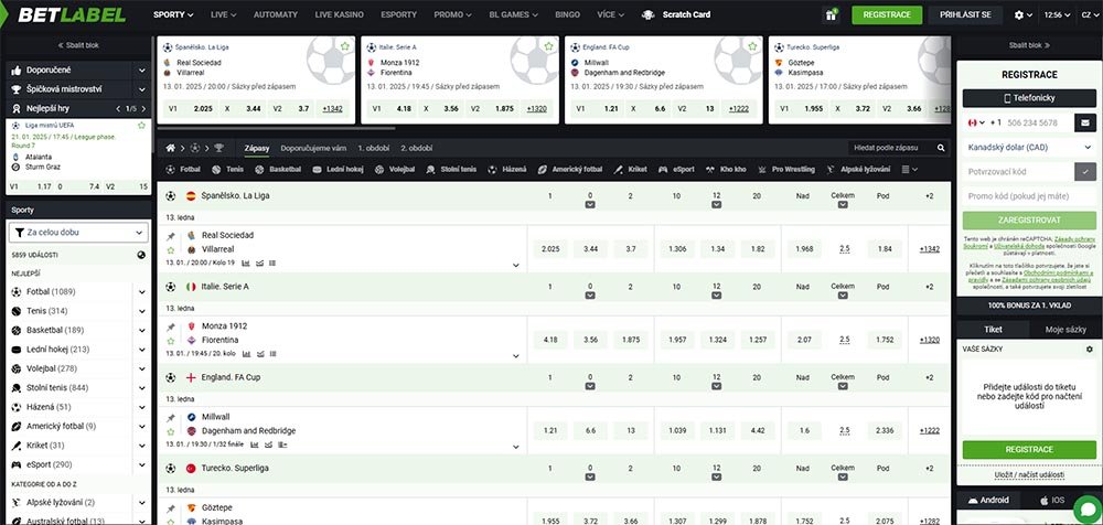 Bookmaker BetLabel