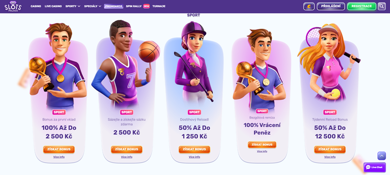 SlotsPalace bonusy leden 2025