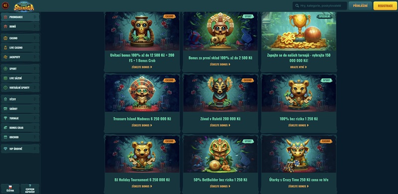 Spinanga bonusy [leden 2025] 