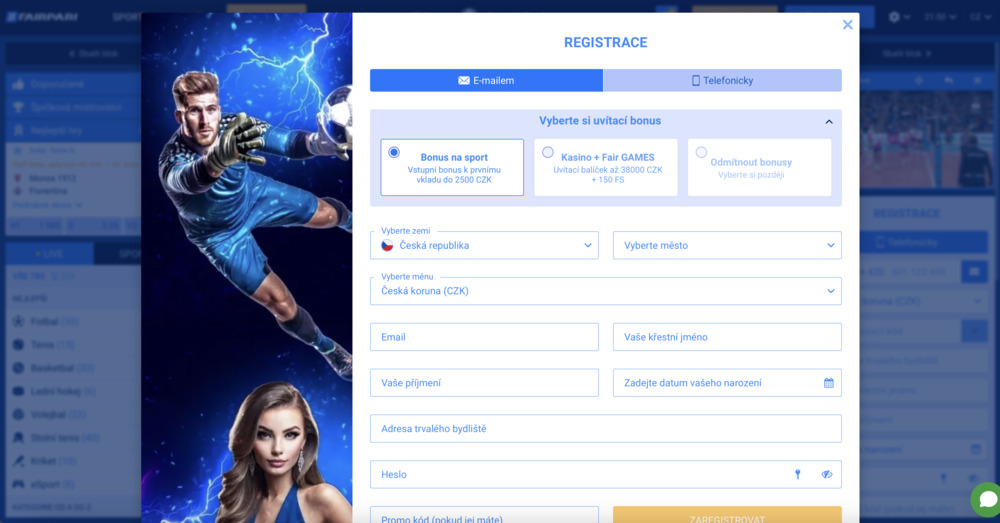 FairPari casino náhled