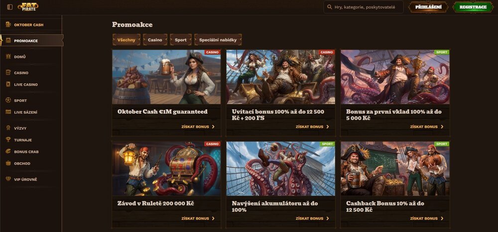 FatPirate promo akce