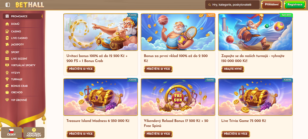 BetHall bonus