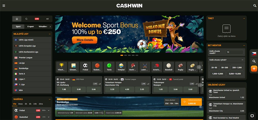 Casa de apuestas CashWin