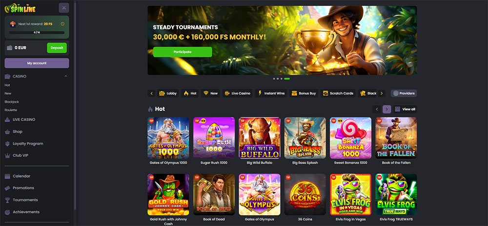 Spinline slot machines [Overview of TOP slots]