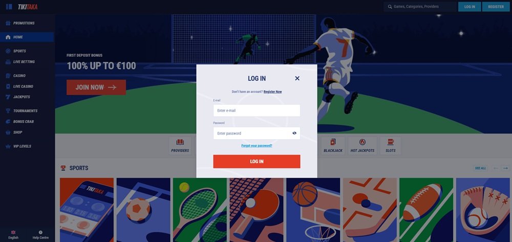 TikiTaka login