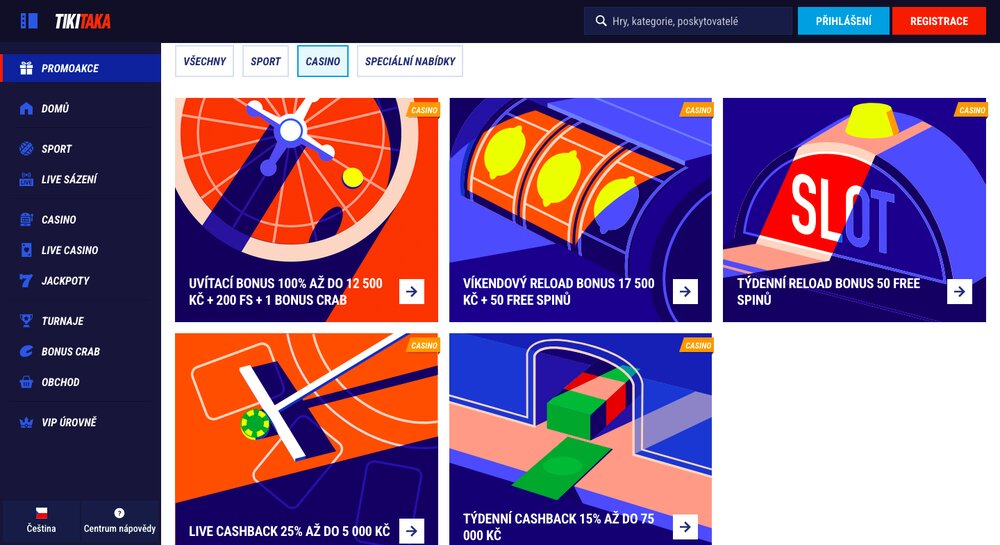 Oferta de bonificaciones en TikiTaka