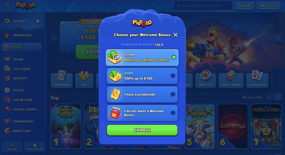 Pistolo Registration