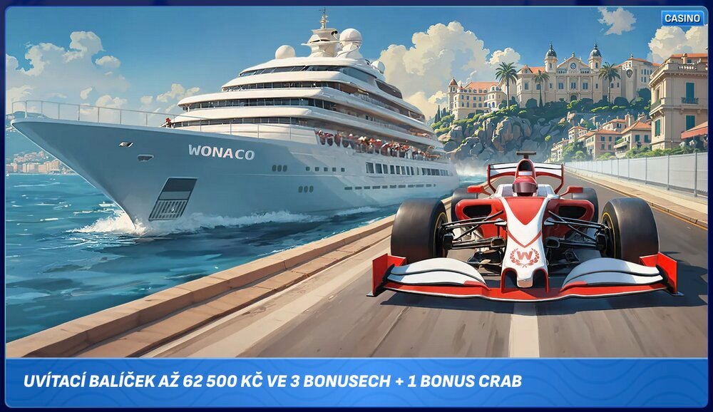 Wonaco – Uvítací balíček v casinu