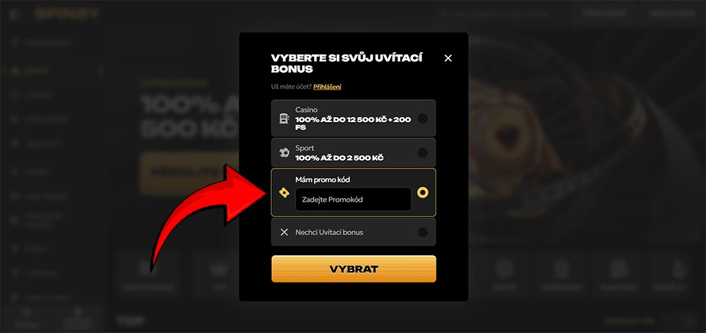 Spinsy – promo code