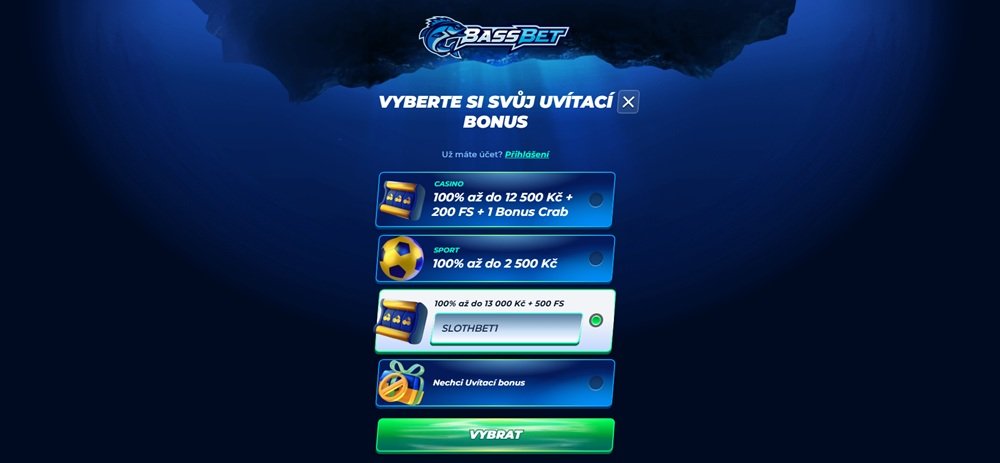 Speciální akce v casinu BassBet