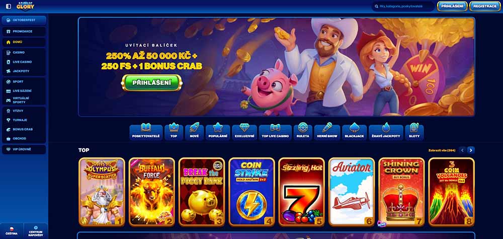 Spins of Glory casino