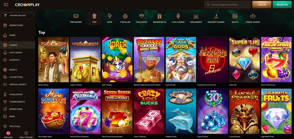 CrownPlay top slots