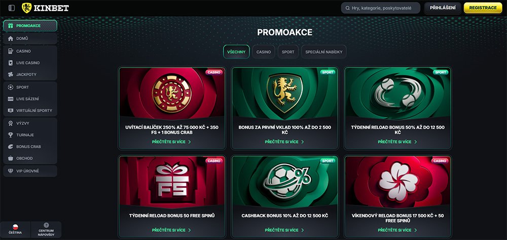 86937 KinBet no deposit bonus úvod