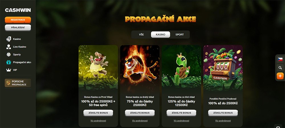 Lze získat v casinu CashWin no deposit bonus?
