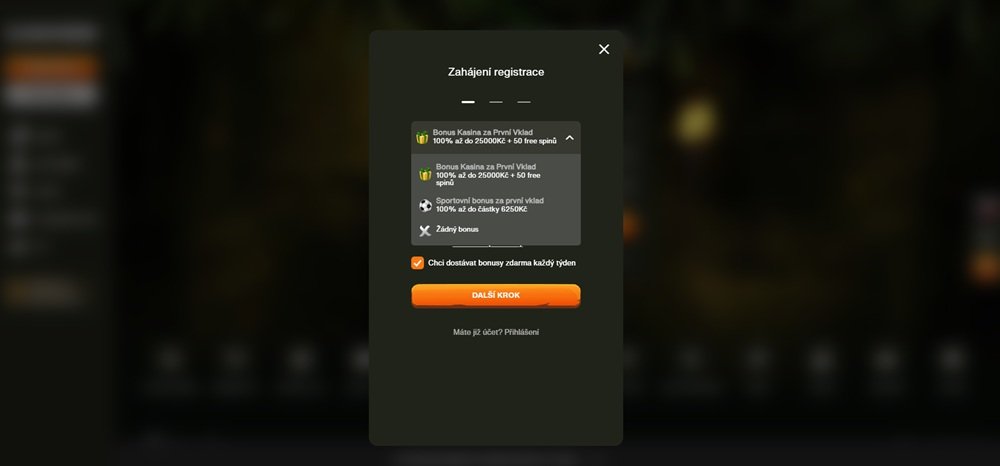 Registrierung bei CashWin