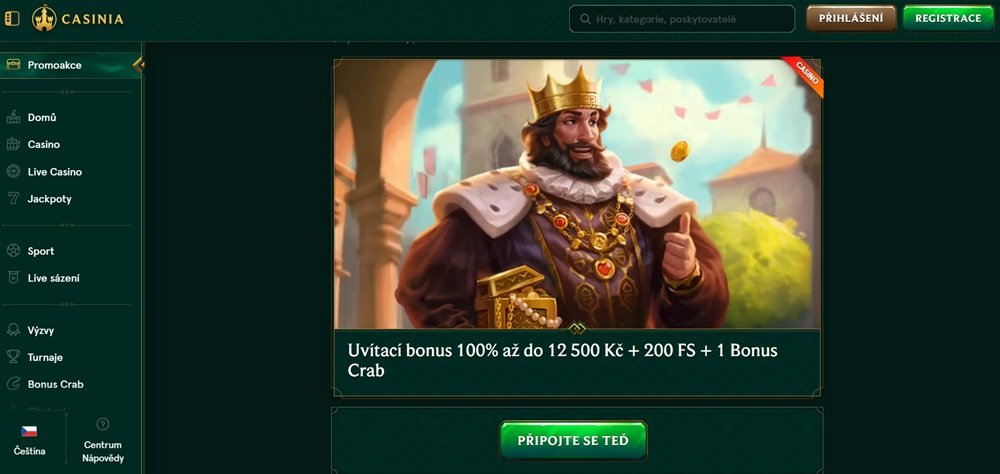 Willkommensbonus Casinia
