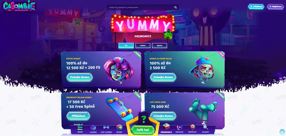 Promoakce v casinu Casombie
