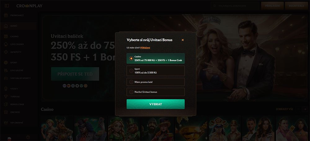 CrownPlay registrace [Kompletní návod na založení nového účtu]