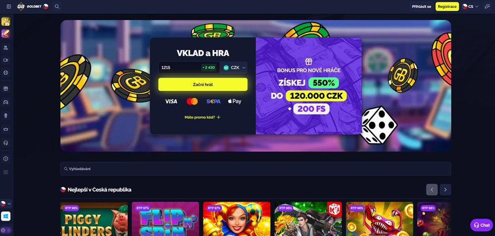 Web casina Goldbet