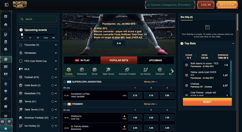 Monster Win sportsbook