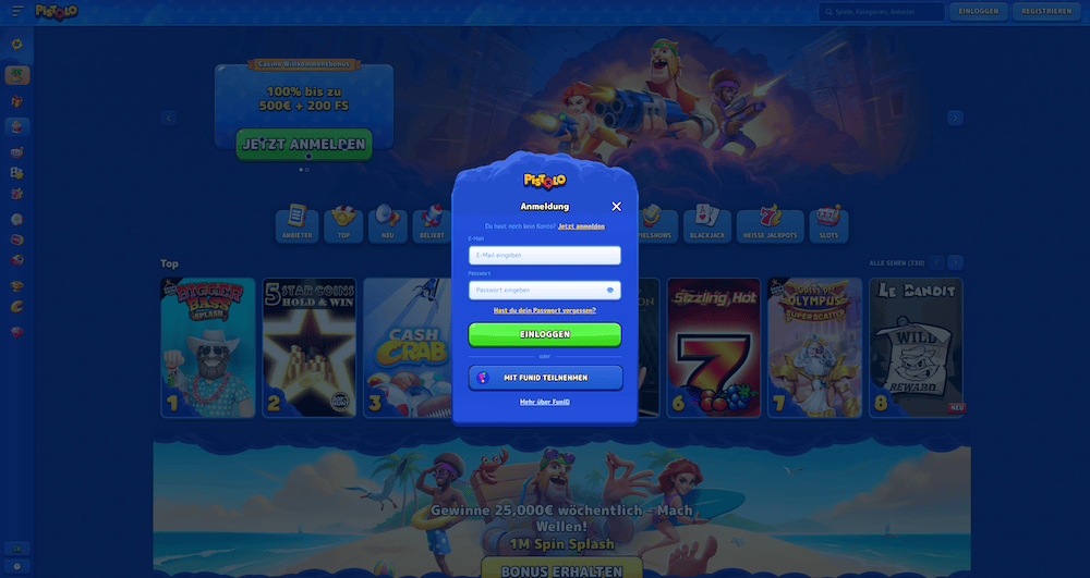 14222 Pistolo Login