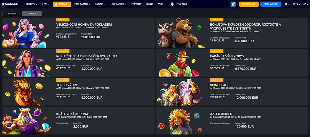 Velikonoce 2025 v casinu FairPari [promo akce, bonusy, free spiny atd.]