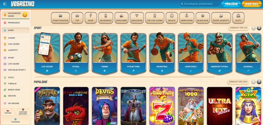 Vegasino web