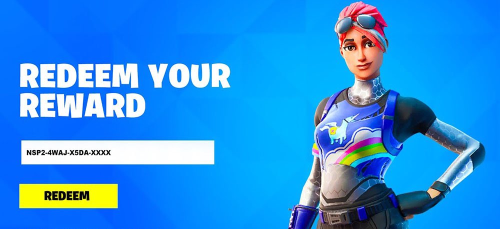 Kódy na skiny ve Fortnite