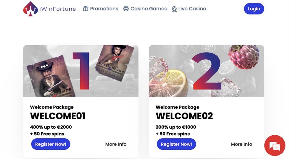 iWinFortune free spins
