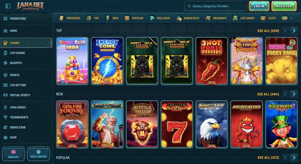 Larabet slots