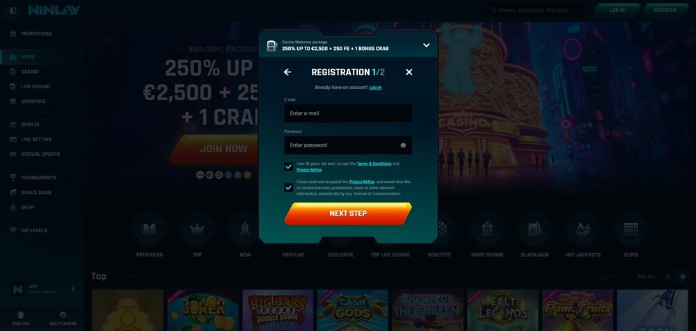 Ninlay registration