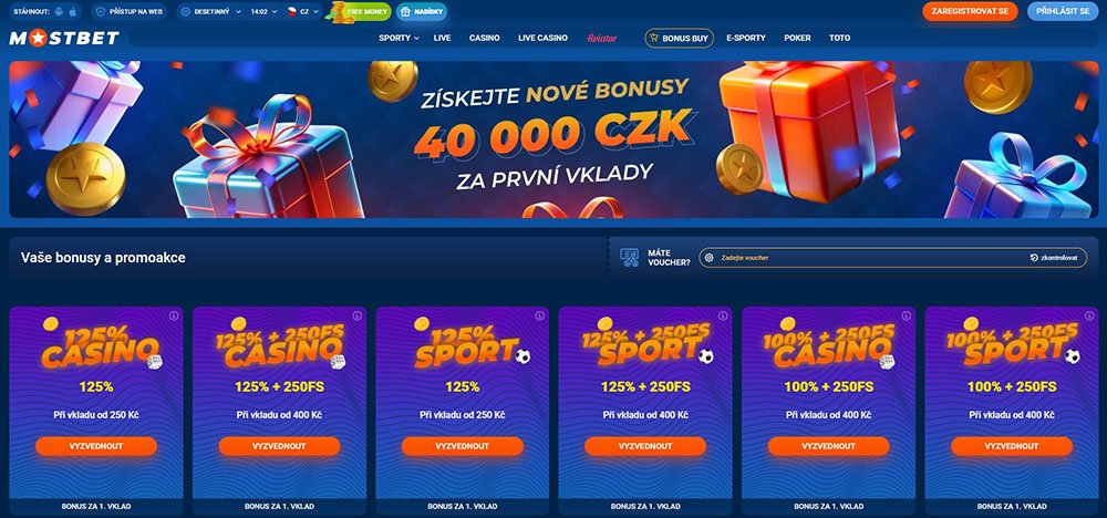 MostBet welcome bonus package totaling €1,600