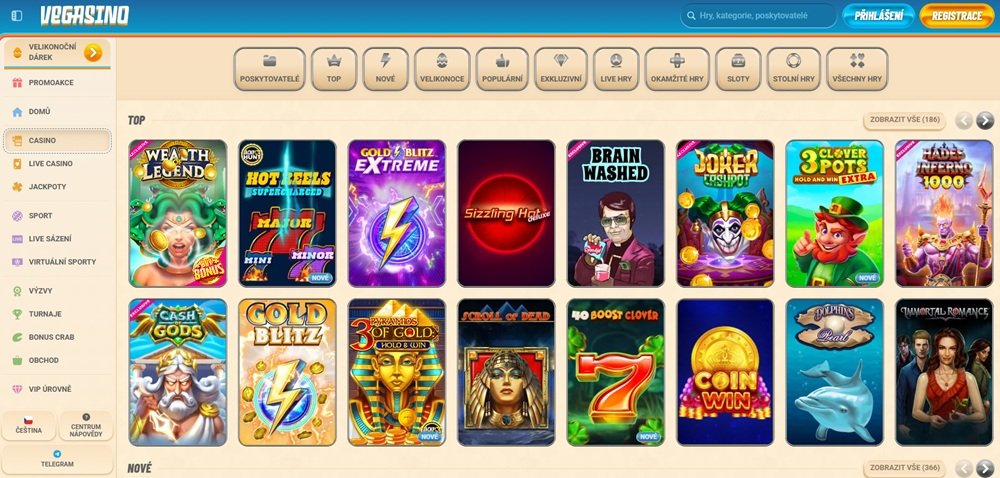 Vegasino slots