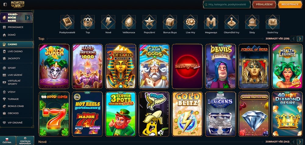 Monster Win automaty